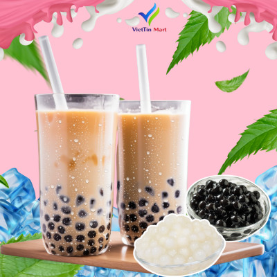 Set Nguyên Liệu Pha Trà Sữa Phúc Long (Thành phẩm 30-35 ly) VietTin Mart