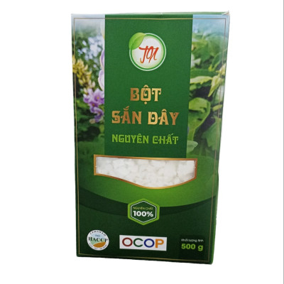 Bột sắn dây nguyên chất Thành Nhàn (500g)- 100% Sắn dây tự nhiên loại 1, an toàn, sạch sẽ không chất bảo quản