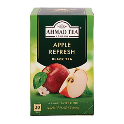 TRÀ AHMAD ANH QUỐC - TÁO (40g) - Apple Refresh - Loại quả được ưu chuộng nhất ở phương Tây