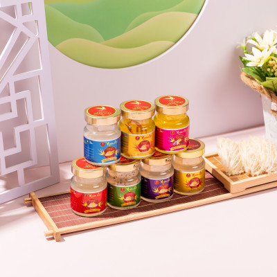 Lốc 6 Hũ Yến Sào Chưng Đủ Vị Nhân Việt 30% Yến Nguyên Chất Hũ 70ml