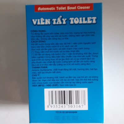 Viên tẩy toilet sạch thơm thơm sạch Hando 400 lần xả nước