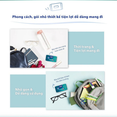 [LỐC 6 GÓI] Khăn ướt Mini Tempo Protect Ngăn Ngừa Vi Khuẩn cao cấp - Diệt khuẩn 99% - Thương hiệu Đức