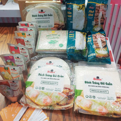 Bún tươi khô Shammi túi 400g (bún tươi sấy khô hàng xuất khẩu không chất bảo quản, không hàn the)