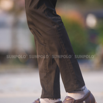 Giày Mọi Nam Da Bò SUNPOLO SUMU01 - Nâu