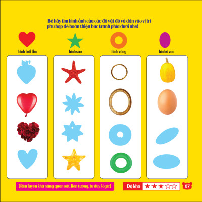 Rèn Luyện Phát Triển Trí Óc Cho Trẻ - Bóc Dán Hình Thông Minh - Chơi Mà Học (2-6 Tuổi)