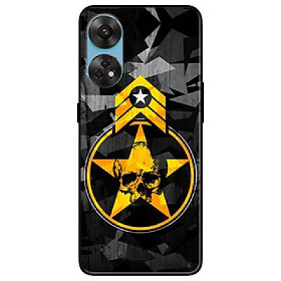 Ốp lưng dành cho Oppo Reno 8T 4G - Reno 8T 5G - Reno 10 5G - Reno 10 Pro 5G - Vòng Tròn Sao Vàng - Hàng Chính Hãng