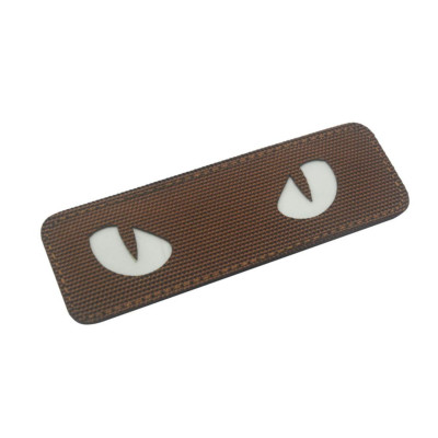 Patch_velcro mắt mèo dạ quang_chiến thuật_dã ngoại