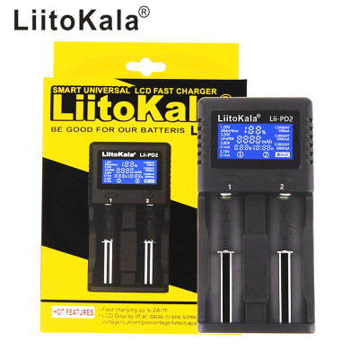 Bộ sạc pin thông minh LIITOKALA LII-PD2  2 khe cắm Độc lập - Phích cắm của US