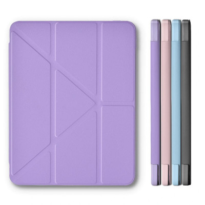 Bao Da Cho ipad Pro 11 inch M4 2024 hiệu WIWU Defender Protective Case 5 Kiểu Gấp Chân Đế, có khay bút sạc trực tiếp bút trên khay, chống sốc chống bẩn - Hàng chính hãng
