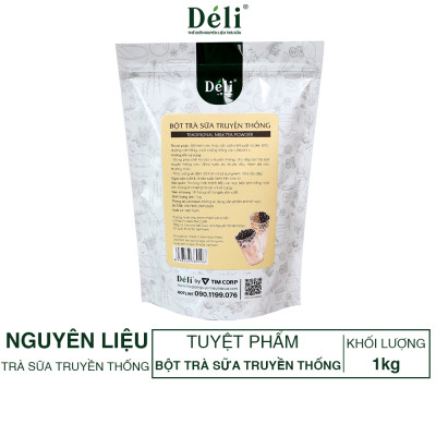 Bột trà sữa truyền thống 3in1 Déli - 1kg ( 25 ly ) pha chế trà sữa tiện lợi, nhanh chóng
