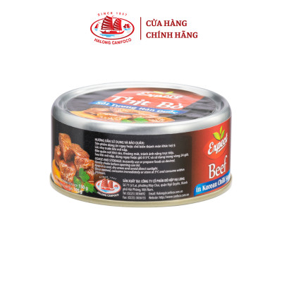 Bò sốt tương Hàn Quốc Expect - 150g - Đồ Hộp Hạ Long (DATE 1/2026)