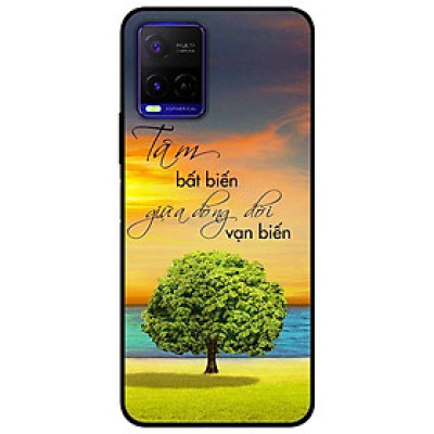 Ốp lưng dành cho Vivo Y21 - Vivo Y21s mẫu Tâm Bất Biếnn