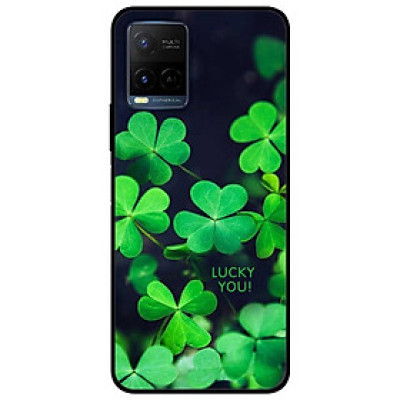 Ốp lưng dành cho Vivo Y21 - Vivo Y21s mẫu Cỏ Ba Lá 4