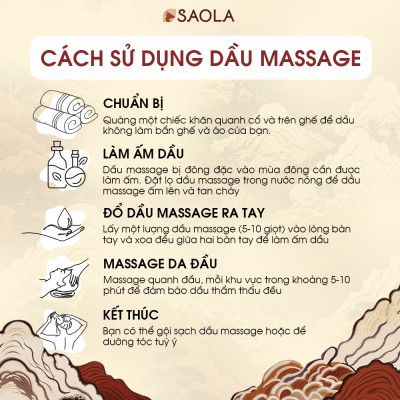 Dầu Massage Body SaoLa, Bưởi Huế, Làm Đẹp Da, Giảm Nám Da, Chống Lão Hoá,Phục Hồi Da, Tự Nhiên,100m