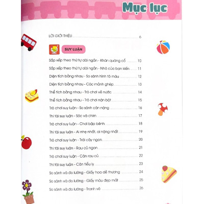 Thiên Tài Toán Học (5 - 6 Tuổi ) - Phát Triển Tư Duy Suy Luận