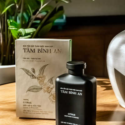  Tắm gội 2in1 Nam (Tâm Bình An) duy nhất đáp ứng các nhu cầu tắm - gội cho phái mạnh - 350ml