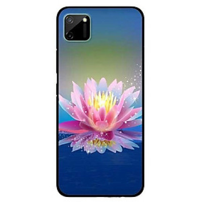 Ốp lưng dành cho Realme C3 / C3i - C11 - C12 - C15 mẫu Sen Xanh Hồng