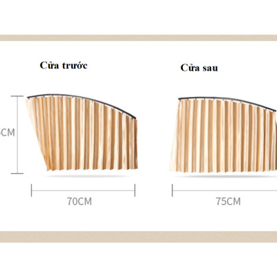  BỘ 4 RÈM VẢI CHE NẮNG CÁNH CỬA THÔNG MINH TRÊN XE HƠI TẶNG KÈM THẺ ĐỖ XE