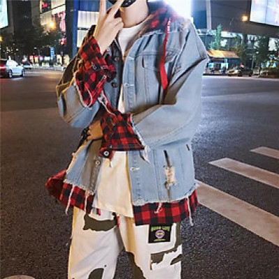 Áo khoác jean nam - áo khoát jean nữ - Phong cách Bad Boy For Life cá tính & nhẹ nhàng- hàng shop MK02