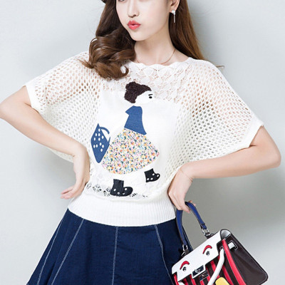 Áo len nữ Haint Boutique freesize tay cánh rơi AL57