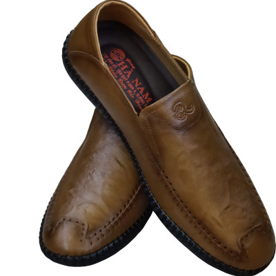 Giày Mọi Nam Cao Cấp Da Bò Thật GM2025