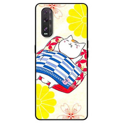 Ốp lưng dành cho Oppo Find X2 mẫu Mèo May Mắn 1