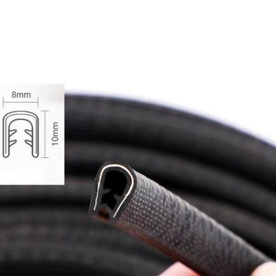 Ron Viền Bảo Vệ Cánh Cửa Xe Hơi Nẹp U Gioăng Oto Ôtô Chống Va Đập Ồn Cách Âm Đàn Hồi Lõi Thép Cao Su