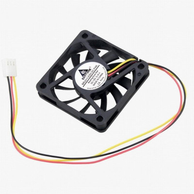 1 Pieces Gdstime 60mm x 1mm 6cm 3Pin Two Ball Bearing DC 11V Brushless Cooling Fan 60x60x1mm 601