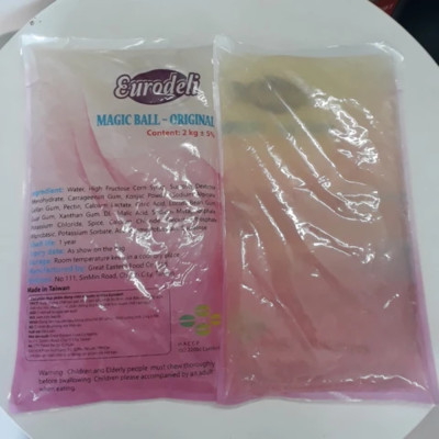 Hạt Trân Châu Trắng 3Q EuroDeli Magic/Boba Ball Nguyên Vị 2 kg/túi