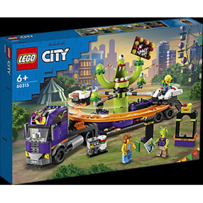 LEGO City 60313 Xe Tải Giải Trí Du Hành Không Gian (432 chi tiết)