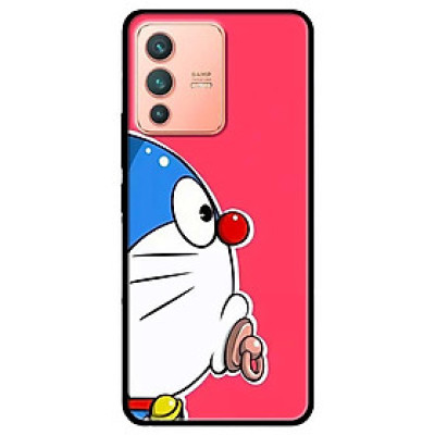 Ốp lưng dành cho Vivo V23 5G / S12 - Vivo Y15s / Y15A mẫu Đô-rê-mon Nền Hồng