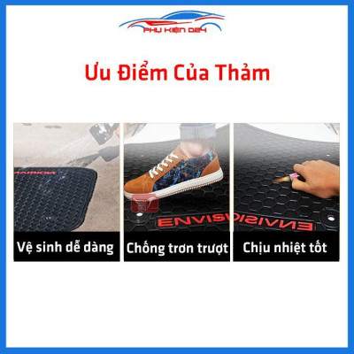 Lót sàn ô tô cao su Elantra 2018-2019-2020-2021-2022 không mùi chống trơn trượt