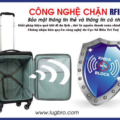 Vali Hành Lý Xách Tay Siêu Nhẹ 1.7kg LUGBRO PILOT - Hàng Chính Hãng - Bảo Hành Trọn Đời