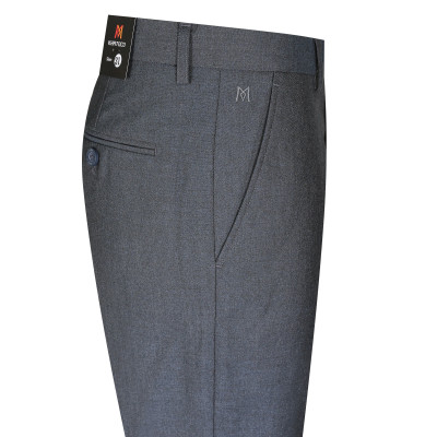 Quần tây nam không ly Khatoco Q1M478R0-INDA313-2503-0-XÁM LÔNG CHUỘT