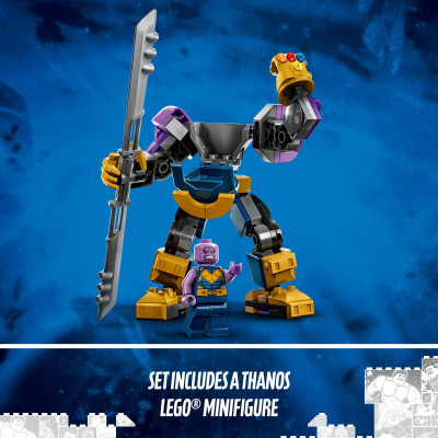 Đồ Chơi Lắp Ráp Chiến Giáp Thanos LEGO SUPERHEROES 76242 (113 Chi Tiết)