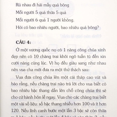 201 Bài Toán Vui Luyện Trí Thông Minh (PD)