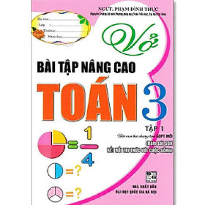 Sách - Vở Bài Tập Nâng Cao Toán Lớp 3 - Bám Sát SGK Kết Nối Tri Thức Với Cuộc Sống - Phạm Đình Thực - Hồng Ân