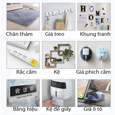 Băng Keo Nano Dán 2 Mặt Trong Suốt - Băng Dính  Đa Năng - Dán Tường Treo Đồ, Treo Tranh Ảnh, Cố Định Vật,...Hàng Cao Cấp Chính Hãng PaKaSa