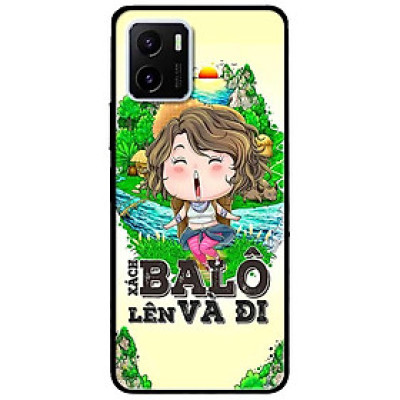 Ốp lưng dành cho Vivo V23 5G / S12 - Vivo Y15s / Y15A mẫu Xách Balo Lên Nữ