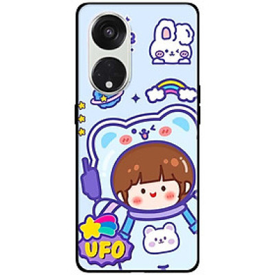 Ốp lưng dành cho Oppo Reno 8T 4G - Reno 8T 5G - Reno 10 5G - Reno 10 Pro 5G - Cô Gái Tím - Hàng Chính Hãng