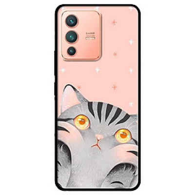 Ốp lưng dành cho Vivo V23 5G / S12 - Vivo Y15s / Y15A mẫu Mèo Hồng