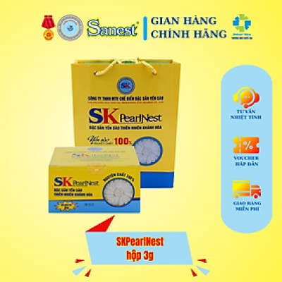 SKHPearlNest Đặc sản yến sào tinh chế hộp 3g