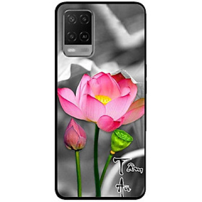 Ốp lưng cho Oppo A54 - A55 - A55s - Oppo A56 5G - Oppo A18 - A38 - A58 - Sen Hồng Tâm An - Hàng Chính Hãng