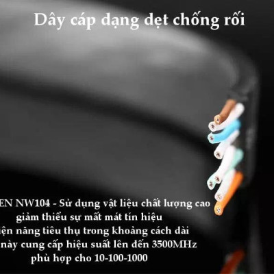 Ugreen UG50172NW102TK 0.5M màu Đen Cáp mạng LAN CAT6 dây dẹt - HÀNG CHÍNH HÃNG