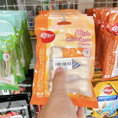 Xương ORGO Bổ Sung Canxi Gặm Sạch Răng Thơm Miệng Cho Chó Gói 90g