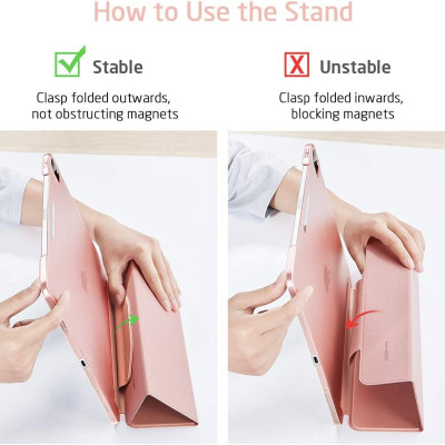 Bao Da dành cho iPad Pro 12.9 inch 2022 ESR Ascend Trifold Case - Hàng Chính Hãng