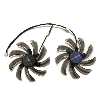 【 Ready stock 】2pcs/set R7 260X GPU Cooler Graphics Card Fan For GIGABYTE R7-260X GV-R726XWF2-2GD Video Cards Cooling