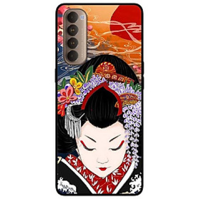 Ốp lưng dành cho Oppo Reno 4 Pro mẫu Cô Gái Nhật Bản