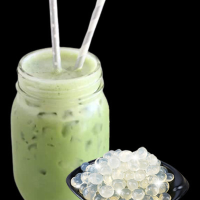 1 set Trà sữa Matcha trân châu thủy tinh Yoki 50g