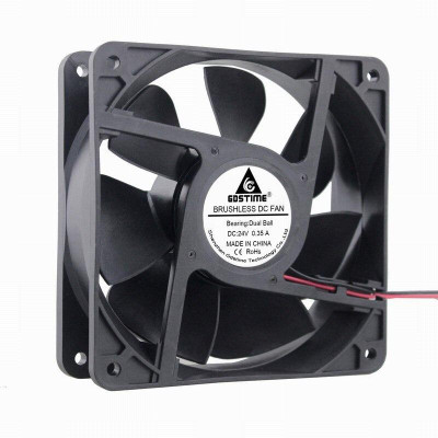 Gdstime 1 Pcs Two Balls 14V 11mmx11mmx38mm 1138B 1-Wire PC Machine Case Cooler DC Cooling Fan 11mm x 38mm 11cm 0.31A 14Volt